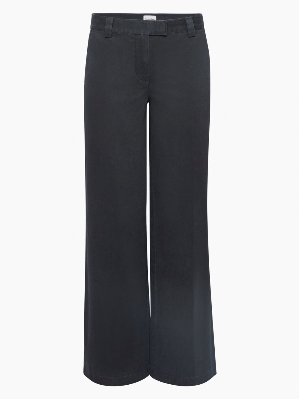 Sunday Best Undone Pant Size 6 Black Mid Rise Wide Leg Trousers